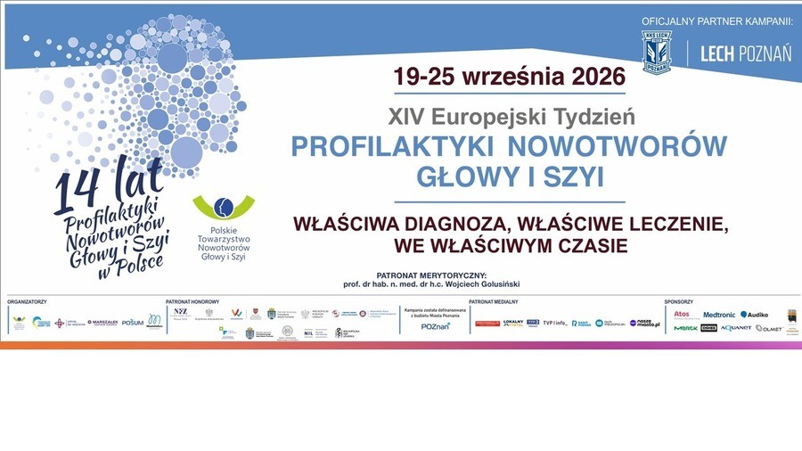 XIV Ogólnopolski Tydzień Profilaktyki Nowotworów Głowy i Szyi