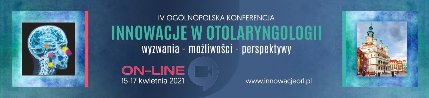 Innowacje w otolaryngologii 2021 - baner